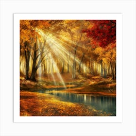 Autumn Forest 7 Art Print