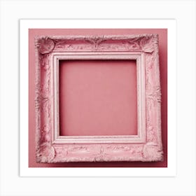 Pink Picture Frame Art Print