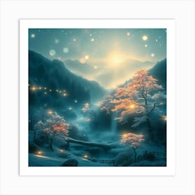 Winter Landscape 6 Art Print