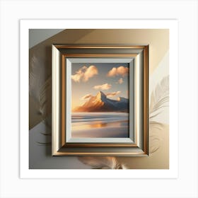 Sunset In A Frame Art Print