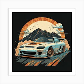 Nissan Supra Art Print