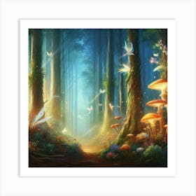 Fairy Forest 5 Art Print