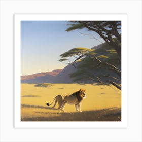 Lion King 2 Art Print