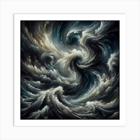 Abstract Of Waves 1 Art Print