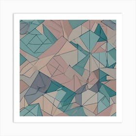 Abstract Geometric Pattern 2 Art Print