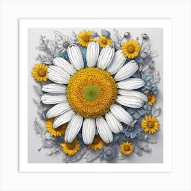 Daisy 8 Art Print