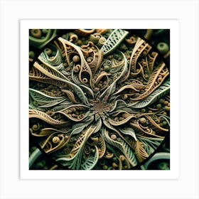 Tea Leaves Art 17 Art Print