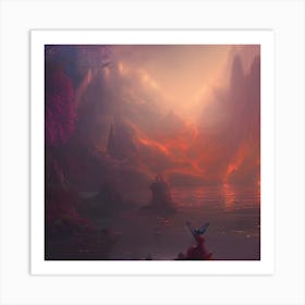 Fantasy Landscape 3 Art Print