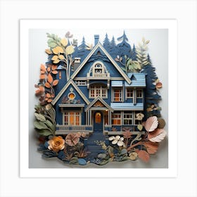 Paper House Art Print