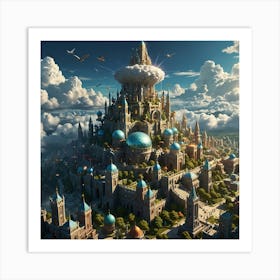 Fantasy Castle 6 Art Print