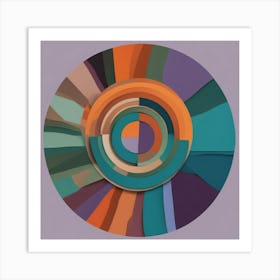 Meditative circle Art Print