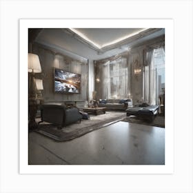 Luxury Living Room Art Print