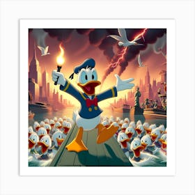 Donald Duck Art Print