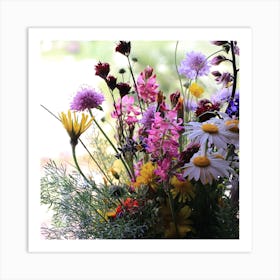 Wild flowers Art Print