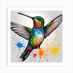 Hummingbird Art Print