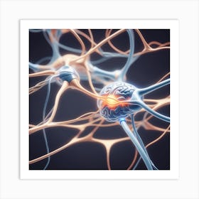 Neuron Stock Videos & Royalty-Free Footage 8 Art Print