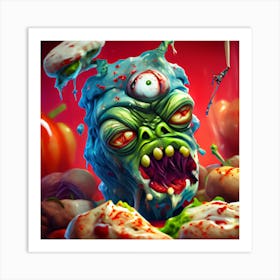 Zombie Apocalypse Art Print