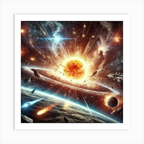 Star System Decimation Converted (1) Art Print