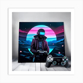 Vr Gamer 2 Art Print