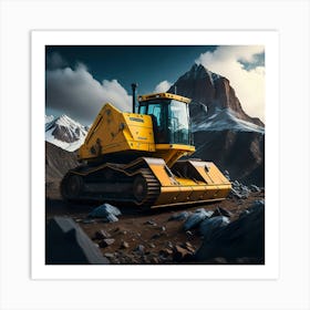 Buldozer Mountain (34) Art Print