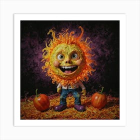 Spooky Sun Art Print