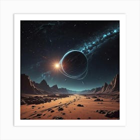 Space Landscape 2 Art Print