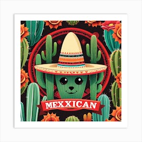 Mexican Cactus 66 Art Print