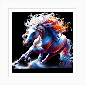 Creative Horse Beauty Illustration Nr 33 Art Print