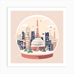 Tokyo Japan 1 Snowglobe Art Print