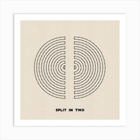 Split In Two Art Print