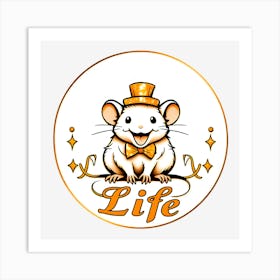 Life Of A Rat Art Print