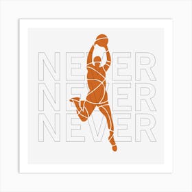 Basketball Player Art Print