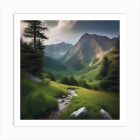 Landscape - Landscape Stock Videos & Royalty-Free Footage 9 Art Print