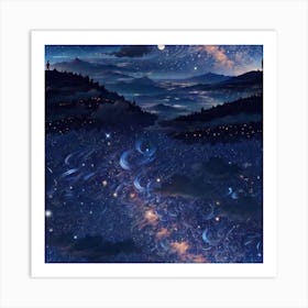 Night Sky Art Print