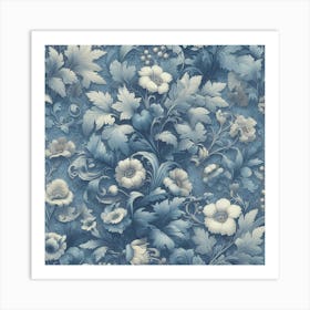 Floral Wallpaper Art Print