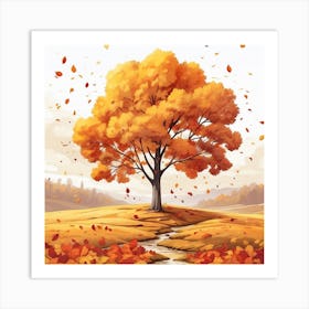 Autumn Tree Art Print