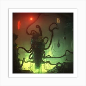 Steampunk Octopus Art Print