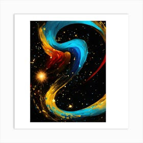 S In Space Art Print