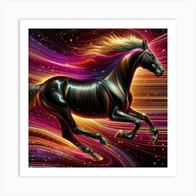 Creative Horse Beauty Illustration Nr 228 Art Print