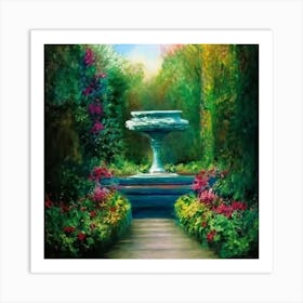 Garden Path 1 Art Print