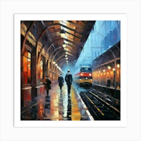 Train Station 2 Art Print