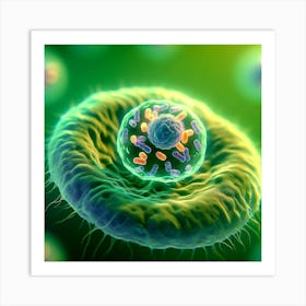 Bacterial Cell Art Print