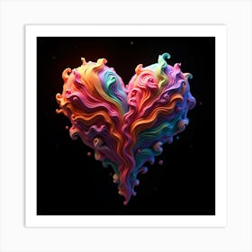 Heart Shape Art Print