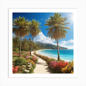 Path To The Beach 5 Art Print