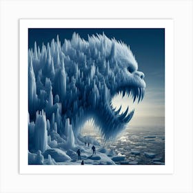 Ice Monster Art Print