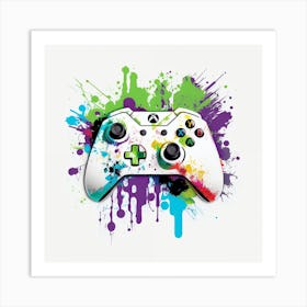 Xbox Controller Canvas Print Art Print