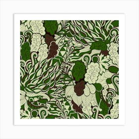Texture Ornament Pattern Seamless Paisley Art Print