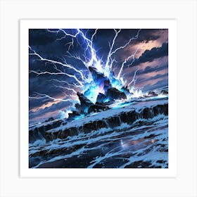 Lightning Storm Art Print