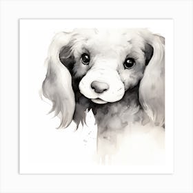 Poodle Painting Art Print