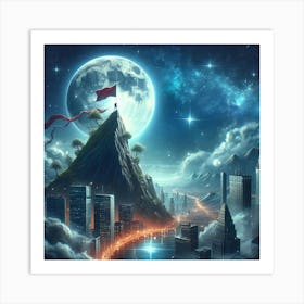 City In The Sky Art Print